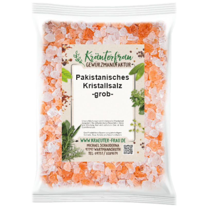 Pakistanisches-Kristallsalz, grob - 100 g